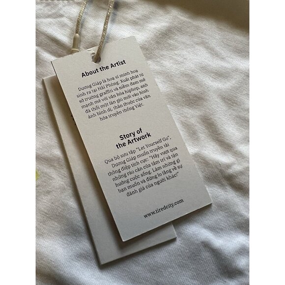 Tired City Ao Yem Unisex T Shirt Graphic Tee‎ Size Large Punk Skater Streetwear - Picture 10 of 12